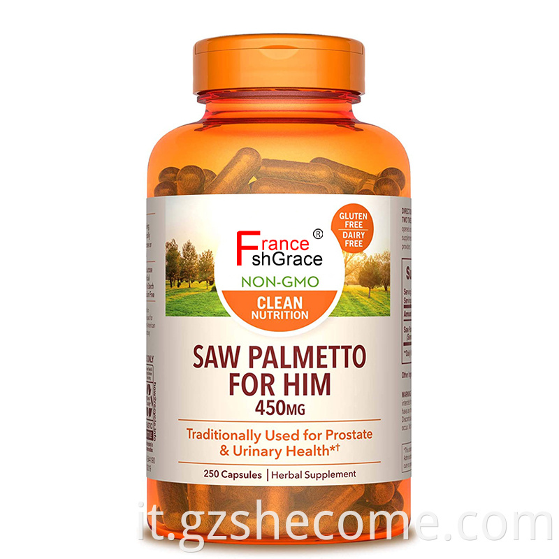 Saw Palmetto Health capsules
